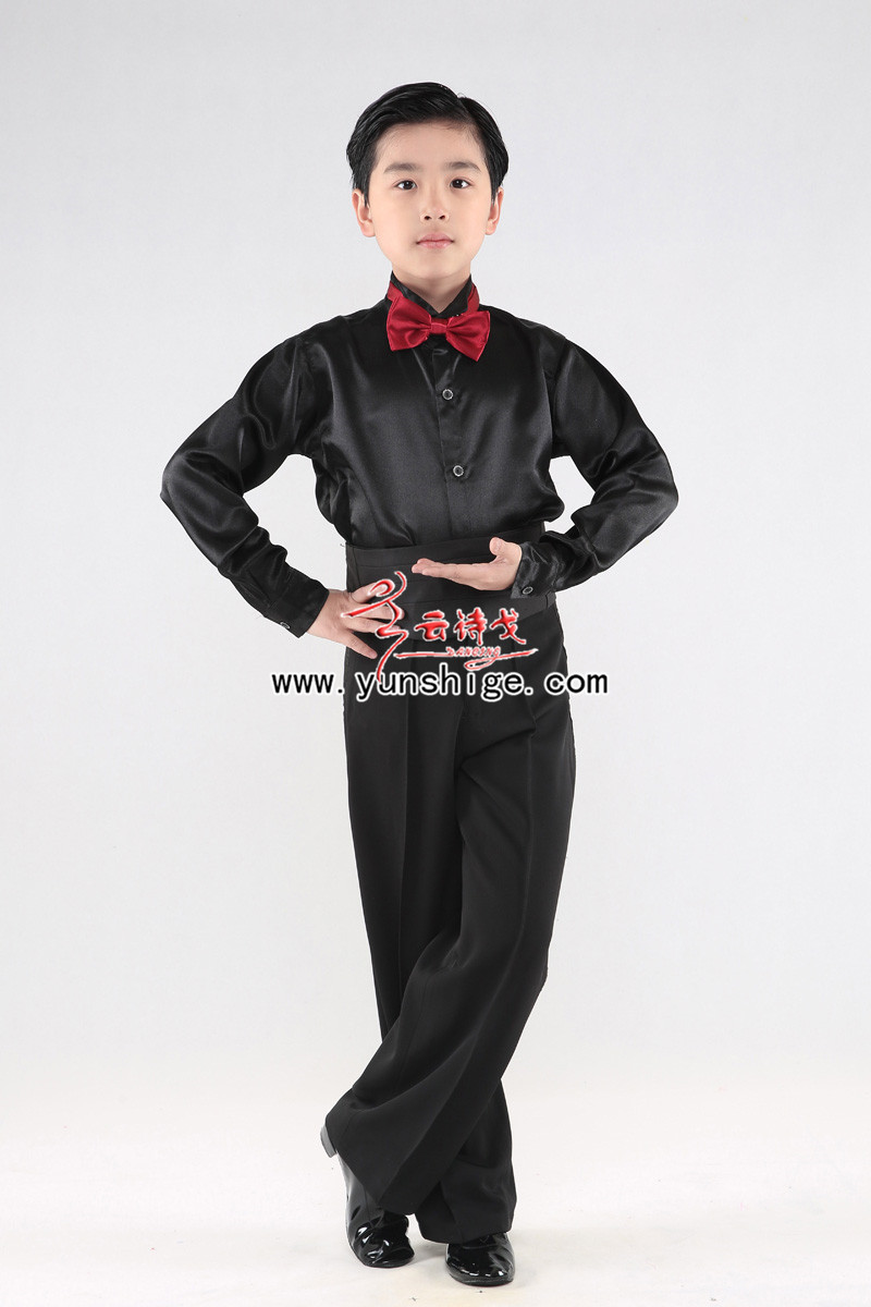 中小学生男生合唱服装衬衫马甲背带裤服装JTWBT12