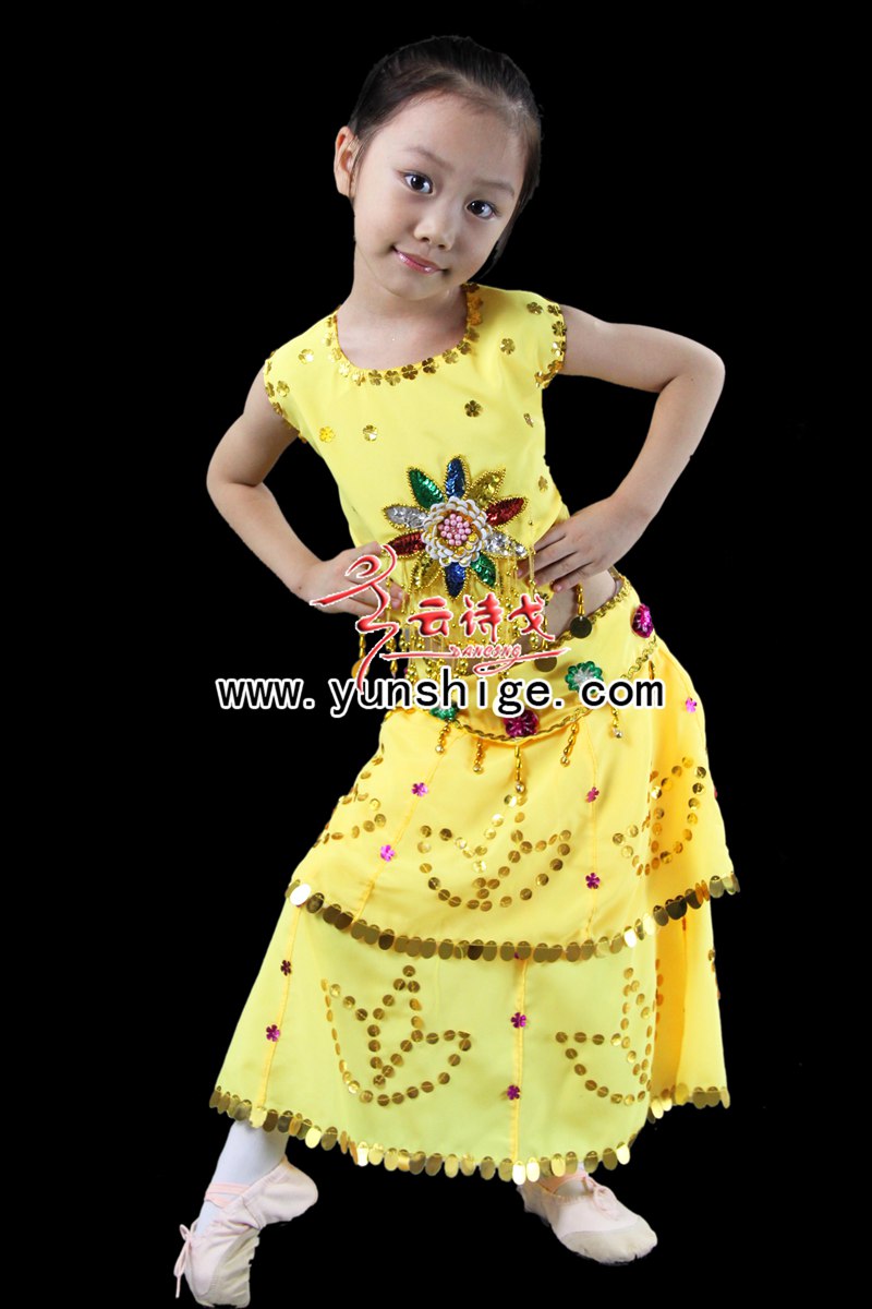 儿童印度舞肚皮舞演出服装61453
