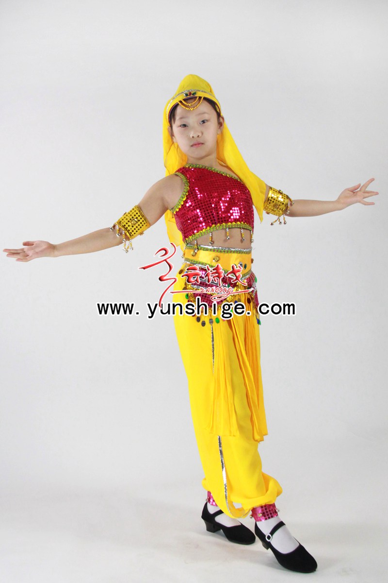 儿童印度舞肚皮舞演出服装61452