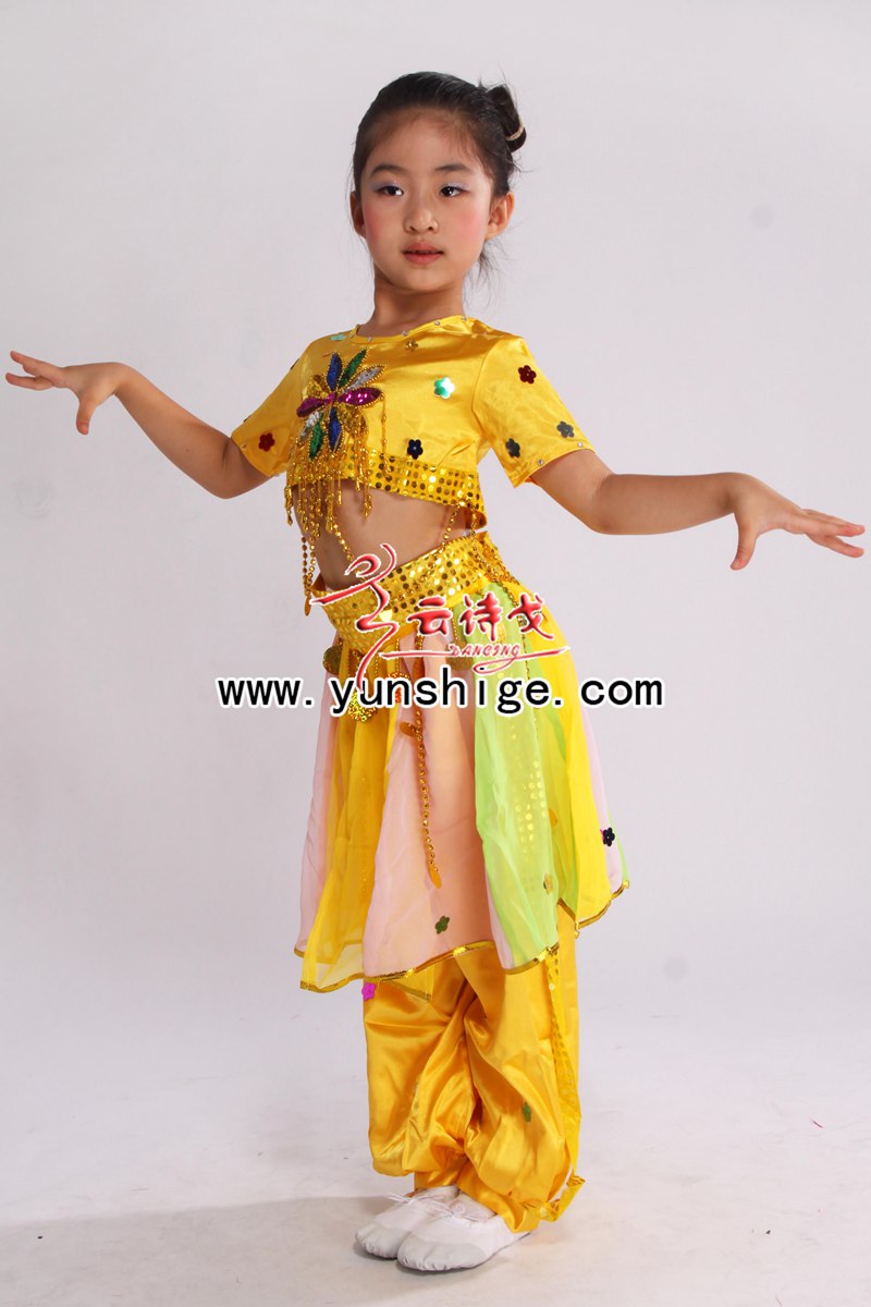 儿童印度舞肚皮舞演出服装61451
