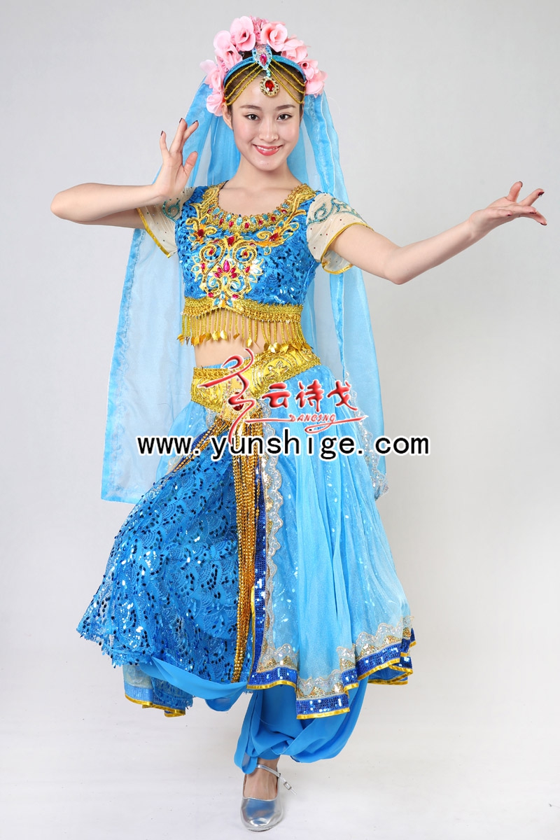 舞蹈服装印度舞服装印度纱丽YDG69