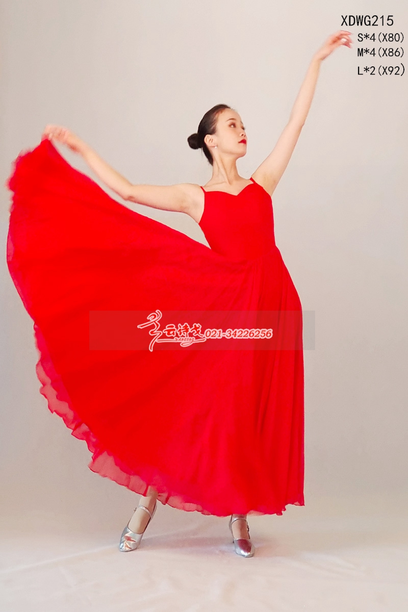伴舞红歌演出服装舞蹈服装新款国庆演出服装 XDWG215